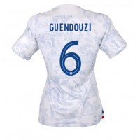 Frankrike Matteo Guendouzi #6 Fotballklær Bortedrakt Dame VM 2022 Kortermet